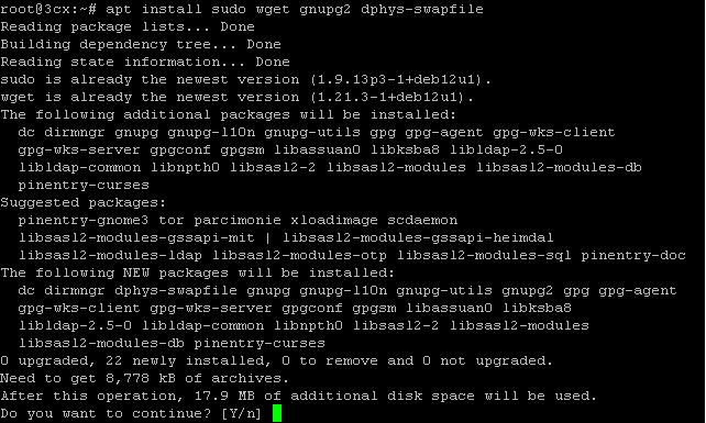 04 install required packages for 3cx v20 Roosho