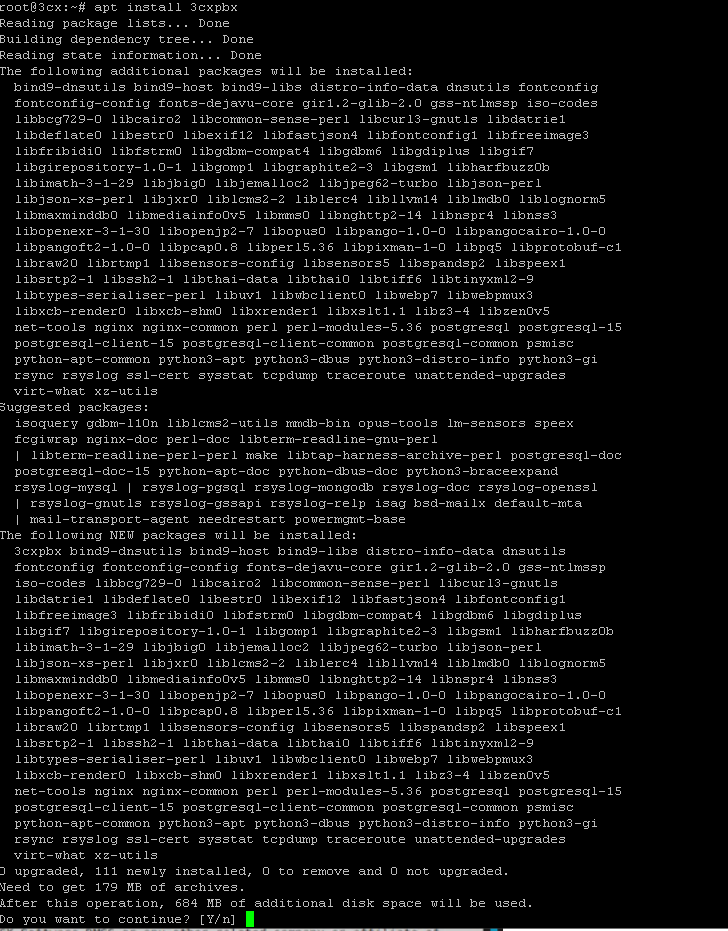 09 install 3cx v20 software on debian 12 Roosho